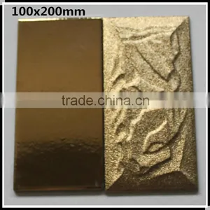 China Gold Border Tiles Factory With Many Sizes 100x200mm thumbnail-1