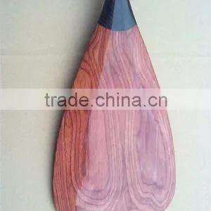 Carbon Fiber SUP Adjustable Length Wood Blade Paddle thumbnail-3