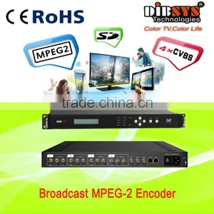 4 Channels Low Bitrate Mpeg-2 sd Video Encoder thumbnail-1