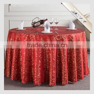TC-159 Factory Wholesale 100%Polyester Sequin Rosette Table Cloth thumbnail-5