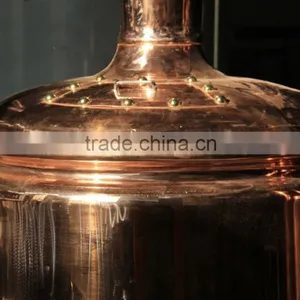 Red Copper Beer Brewing Kettle , Mash Tun , Whirlpool Tank for Sale thumbnail-5