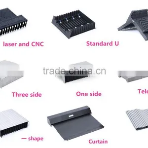 China Flexible Cnc Machine Accessary Dusty Cover Molded Bellows thumbnail-4