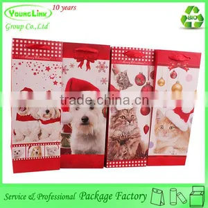 Adorable Child Toy Christmas Paper Bag With Ribbon thumbnail-4