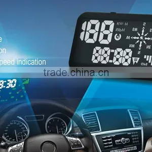 OBD II GPS Head Up Display Projector With Overspeed Warning for All Type of Cars and Vehicles thumbnail-1