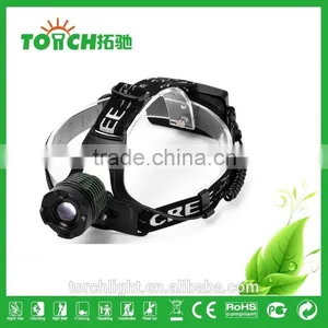 Zoomable Focus LED Headlamps Aluminum Alloy Rotate Headlights Tactical Searching Lamp Bicycle Hiking Lights LED Headlight thumbnail-5