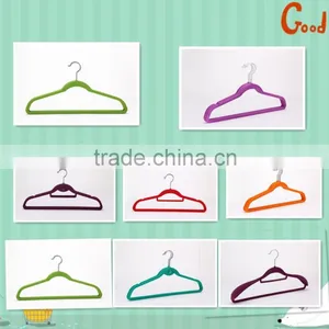 Velvet Suit Hanger Simple Slim-Line Suit Flocked Hanger in 8 Kinds thumbnail-1