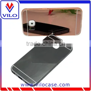 Hot Selling Aluminum Frame Bumper Case With Acylic Back Cover for Samsung S6 thumbnail-2