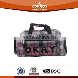 Wholesale New Listing 600D Grid Travel Bag thumbnail-1