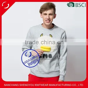 2015 Custom Quality Mens Pullover Sweatshirts With Printed thumbnail-1