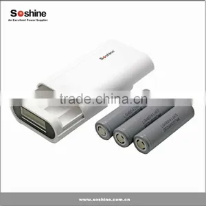 New Released Soshine E5 3-slot 18650 Battery Power Bank Charger thumbnail-1