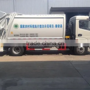 Right Hand Drive 120hp Garbage Truck Dongfeng thumbnail-2