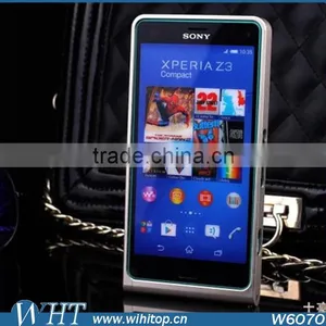 Fashional Alumimum Mental Bumper Case For Sony Xperia Z3 Mini Compact +Screen Protector For Z3 Compact thumbnail-5
