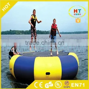 Inflatable Adult and Kid Bouncer Jumping Bed Water Park Floating Water Trampoline for Sale thumbnail-5