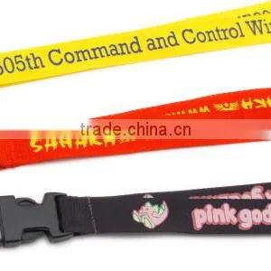 Shiny Keychain Nylon Lanyard Strap With Hooks thumbnail-1