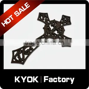 KYOK Special Design Wrought Iron Curtain Iron Cross,home Decorative Iron Cross,cast Iron Crosses thumbnail-2