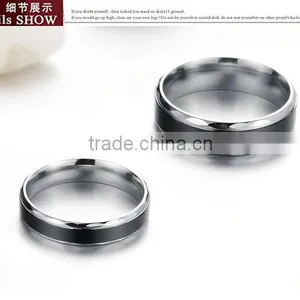 2015 Romantic Plain Design Gay Pride Engagement Rings thumbnail-3