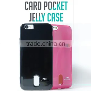 Wholesale Cell Phone Accessories Card Pocket Jelly Case For Galaxy S4,Credit Card Design Tpu Phone Case thumbnail-1