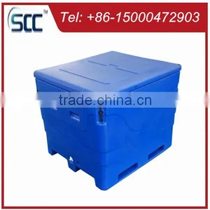 Fish Carrier Cooler for Storage, Extra-large Insulated Fish Bin, Plastic Container for Holding Fish thumbnail-2
