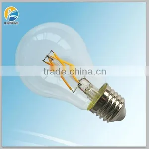 E27 6W Filament Led Bulb 600lm Glass Filament China Manufacturer thumbnail-1