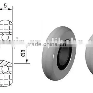 S688ZZ 5x24x4mm Low Noise Pulley for Shower Cabin thumbnail-5