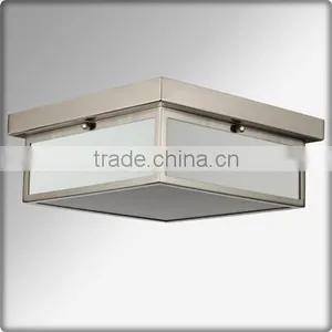 UL CUL Listed Modern Square Ceiling Lamp With Glass Shade C20061 thumbnail-1