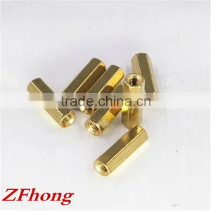 Made in China High Quality Din6334 Sleeve Hex / Hexagon Brass Coupling Nut m3 thumbnail-2