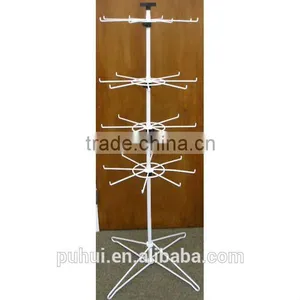 Universal Metal Wire Floor Rotating Hooks Rack From China Factory Quality Choice thumbnail-1