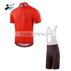 Dry Fit Stripe Cycling Jersey With BIB Shorts 2017 thumbnail-1
