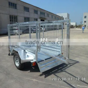 All Galvanized Chassis Cargo Trailer thumbnail-1