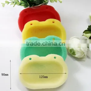 Wholesale Custom Colorful Forg Shape Sponge Box Soap Dish Supplier's Choice thumbnail-1