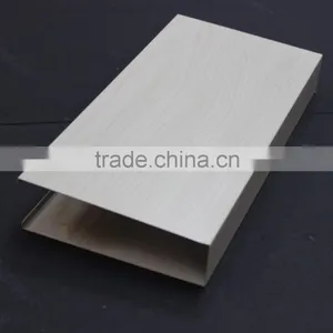 Nice Weather Resistance Wood Grain Suspended Slat Ceiling U Aluminum Screen Ceiling Tiles thumbnail-4