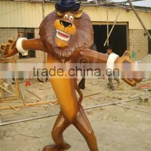 Christmas Garden Cute Fiberglass Cartoon Statue Decorations thumbnail-6