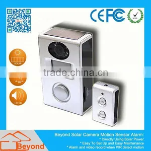 Wifi Car Dvr Solar Camera Alarm With Video Record and Solar Panel thumbnail-1