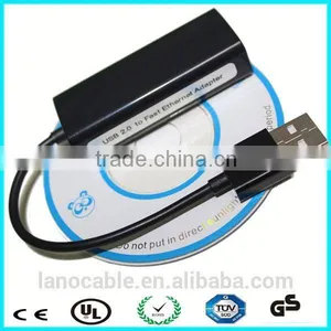 10/100Mbps Rj45 Lan Ethernet Connector Adapter Converter thumbnail-1