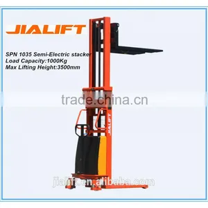 Jialift 1000Kg Semi-Electric Stacker SPN1035 thumbnail-1