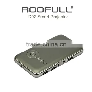 2016 Hot Selling RK3128 Smart Mini Portable Projector Support 4K, H-DMI, USB for Business, Education,and Home Theater thumbnail-4