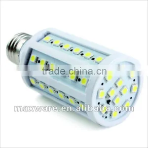 E27 60-LED 1100LM 9-10W 4000-4500K White SMD Bulbs (220-240V) thumbnail-1