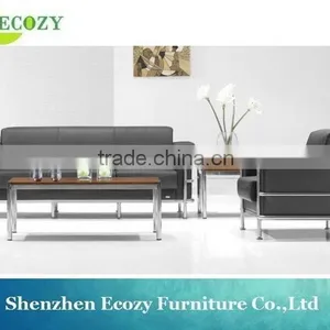 Discount New Design Metal Frame Leather Office Sofa Set thumbnail-1