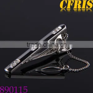 Wholesale Metal Tie Clip With Chain thumbnail-1