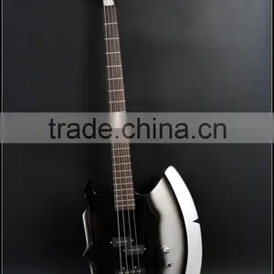 DS-EB6015 Axe Shape Black 21 Fret Professionl Bass Guitar thumbnail-2