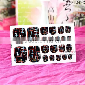 Beauty Sticker GMP Popular Flower Design Nail Decal Sticker,toe Nail Sticker thumbnail-4