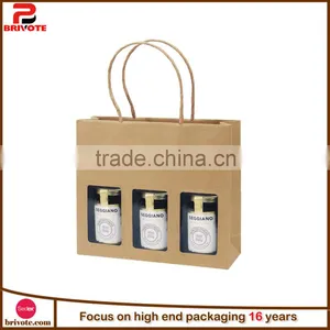 Shopping Paper Bag/Kraft Paper Bag/Eco-friendly Brown Paper Bag Quality Choice thumbnail-3