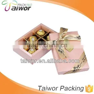 Custom Logo High Quality Paper Chocolate Box With Paper Tray thumbnail-3