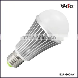 180degree 110V/220V 720lm 8w G60 Led Bulb thumbnail-1