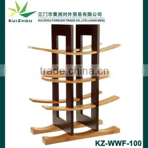 12-Bottle Bamboo Wine Rack thumbnail-5