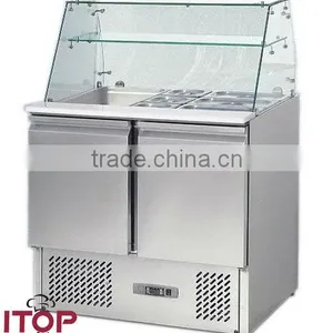 Curved Glass Saladette Refrigerated Counter thumbnail-2