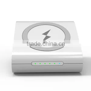 We Take Customers as Our Gods New qi External Backup Battery Wireless Charger Mobile Phone Power Bank 5000 thumbnail-5