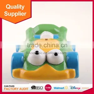 Hot Selling Car Shape Kids Piggy Bank Ceramic Money Box With Handle thumbnail-4