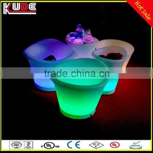 Waterproof Plastic Ice Bucket For Party Events Club Bar Used Illuminated LED Ice Bucket thumbnail-1