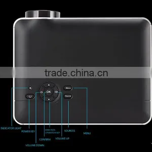 RD-806 2800 Lumens 1280 x 800 Portable LED Home Theater Projector Support USB/HDMI/AV/VGA Support 1080P thumbnail-5